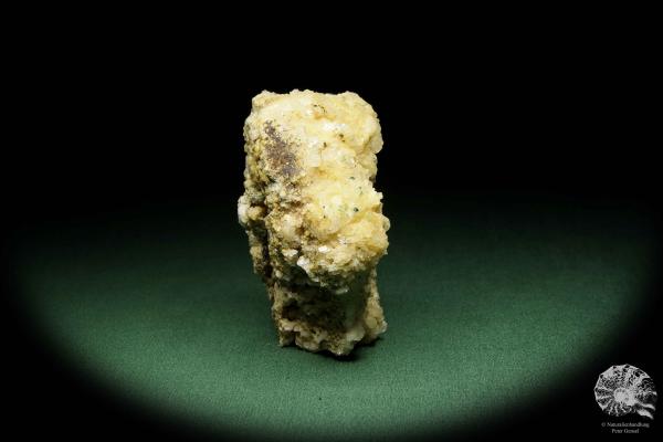 Chalcopyrite XX with Malachite on Dolomite XX a mineral